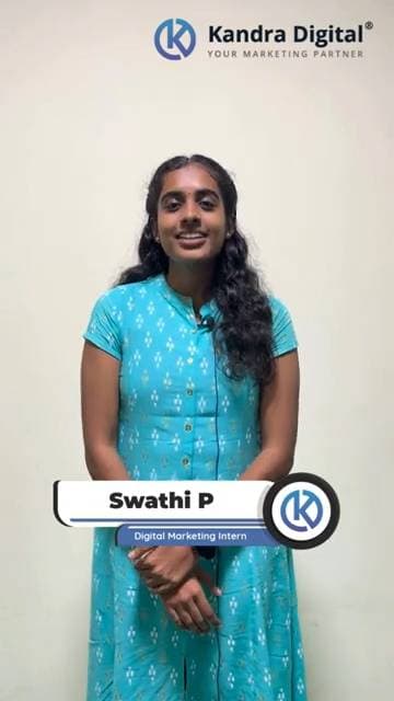 Testimonial Video From Our Digital Marketing Intern Swathi P